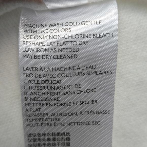 Anthropologie Maeve Cheryl Textured Knit Dress Black White Size 8 - Picture 8 of 9